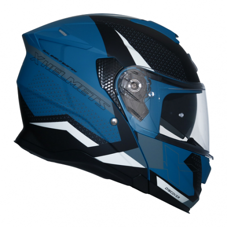 CASCO AXOR MODULAR STRADA NEGRO MATE AZUL