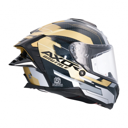 CASCO AXOR BRUTALE PLEXUS BLACK GOLD