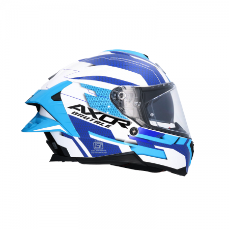 CASCO AXOR BRUTALE PLEXUS BLANCO AZUL